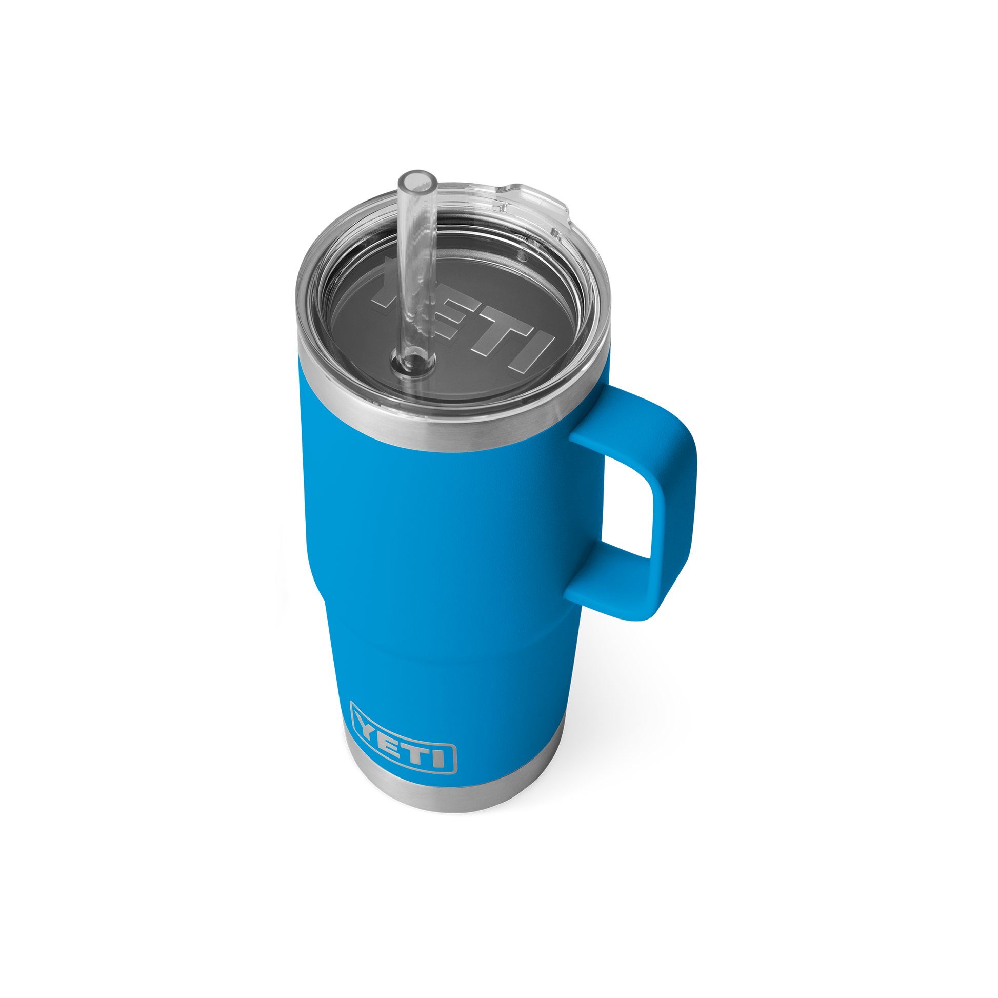 YETI Rambler® 25 oz (710 ml) Straw Mug Big Wave Blue