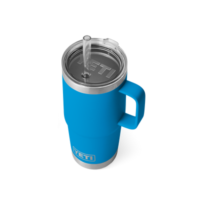 YETI Rambler® 25 oz (710 ml) Straw Mug Big Wave Blue