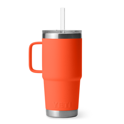 YETI Rambler® 25 oz (739 ml) Straw Mug Papaya