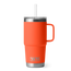 YETI Rambler® 25 oz (739 ml) Straw Mug Papaya