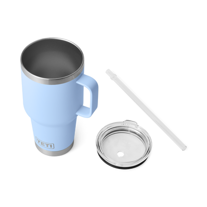 YETI Rambler® 35 oz (994 ml) Straw Mug Big Sky Blue