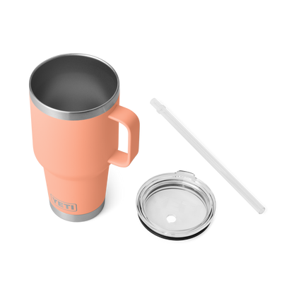 YETI Rambler® 35 oz (994 ml) Straw Mug Lowcountry Peach