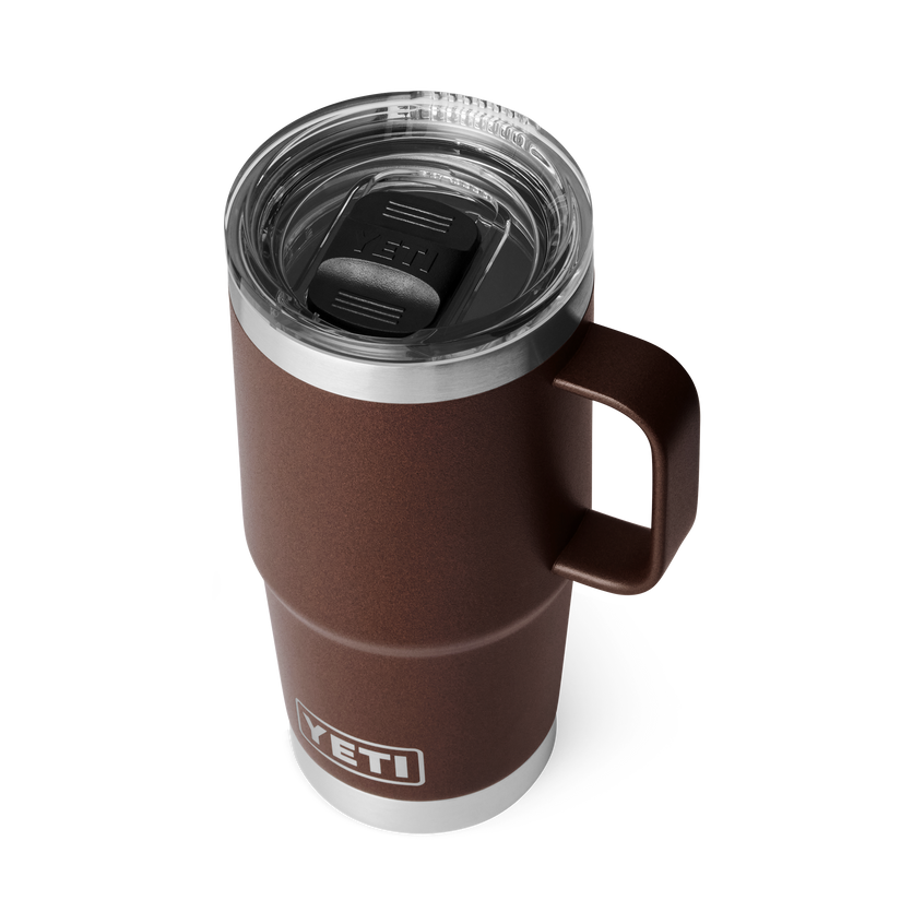 YETI Rambler® 20 oz (591 ml) Travel Mug Wetlands Brown