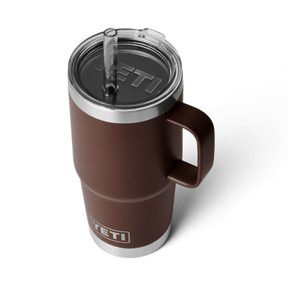 YETI Rambler® 25 oz (710 ml) Straw Mug Wetlands Brown