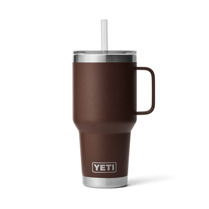 YETI Rambler® 35 oz (994 ml) Straw Mug Wetlands Brown