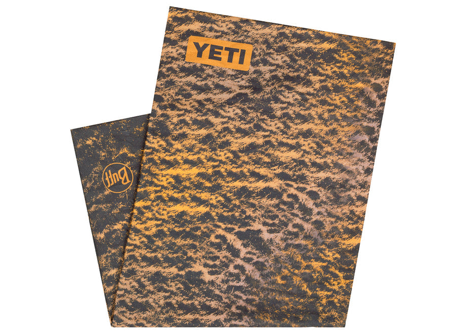 YETI Neck Gaiter By Buff Tufts Yellow/Taupe