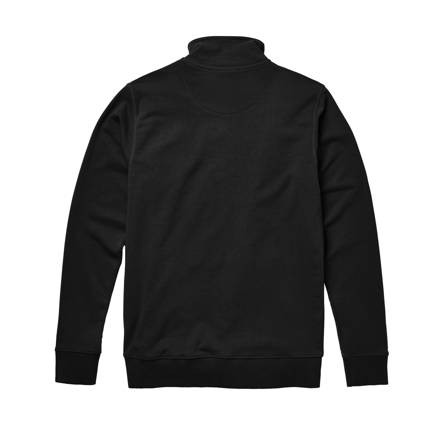 Plain black top quarter zip