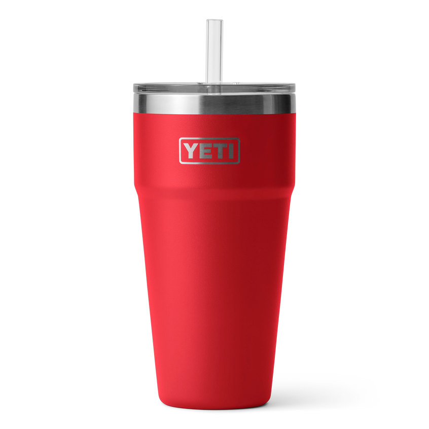 YETI Rambler® 26 oz (760 ml) Straw Cup Rescue Red