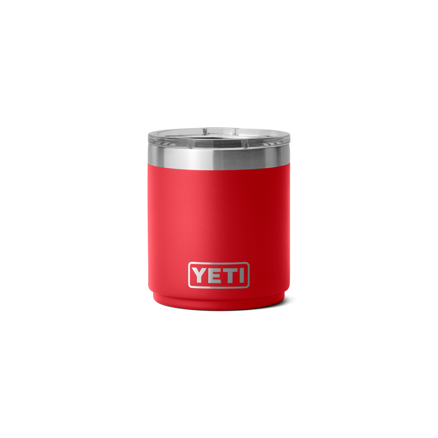 Yeti Rambler Lowball 10 Oz. Brick Red Stainless Steel Insulated