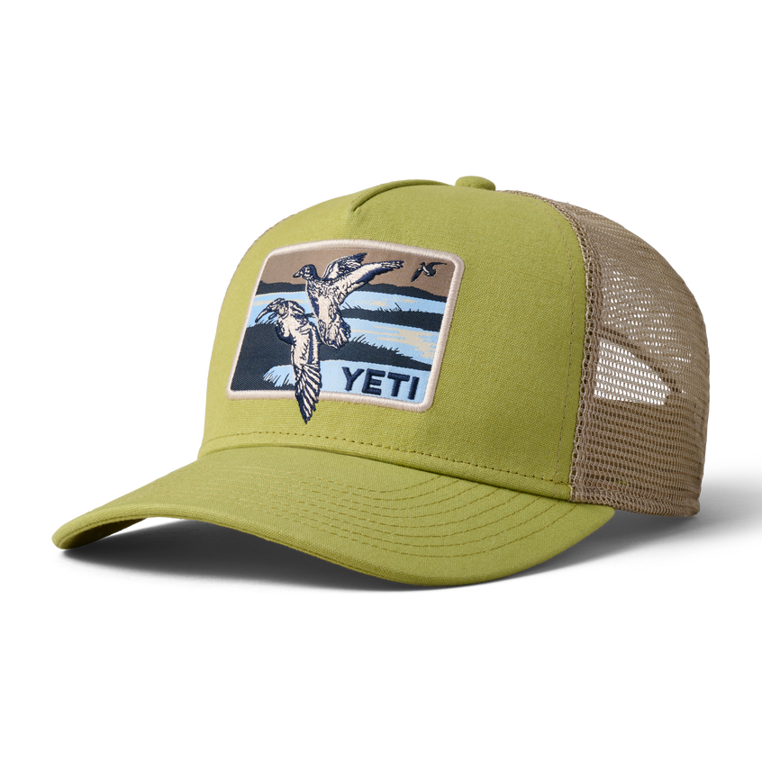 YETI Duck Scene Trucker Hat Moss