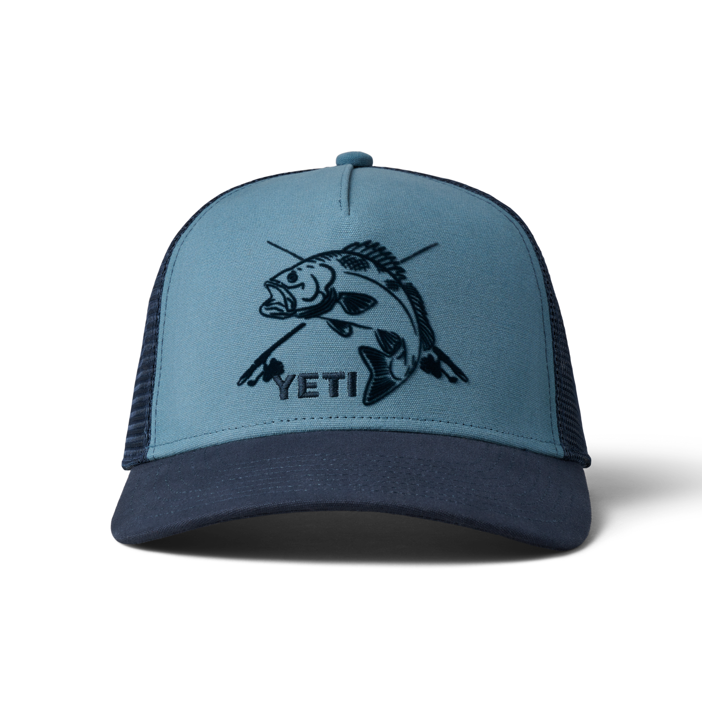 YETI Fishing Bass Trucker Hat Dark Deep Blue/Navy