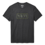 YETI Camo Logo Badge Short Sleeve T-Shirt Heather Charcoal