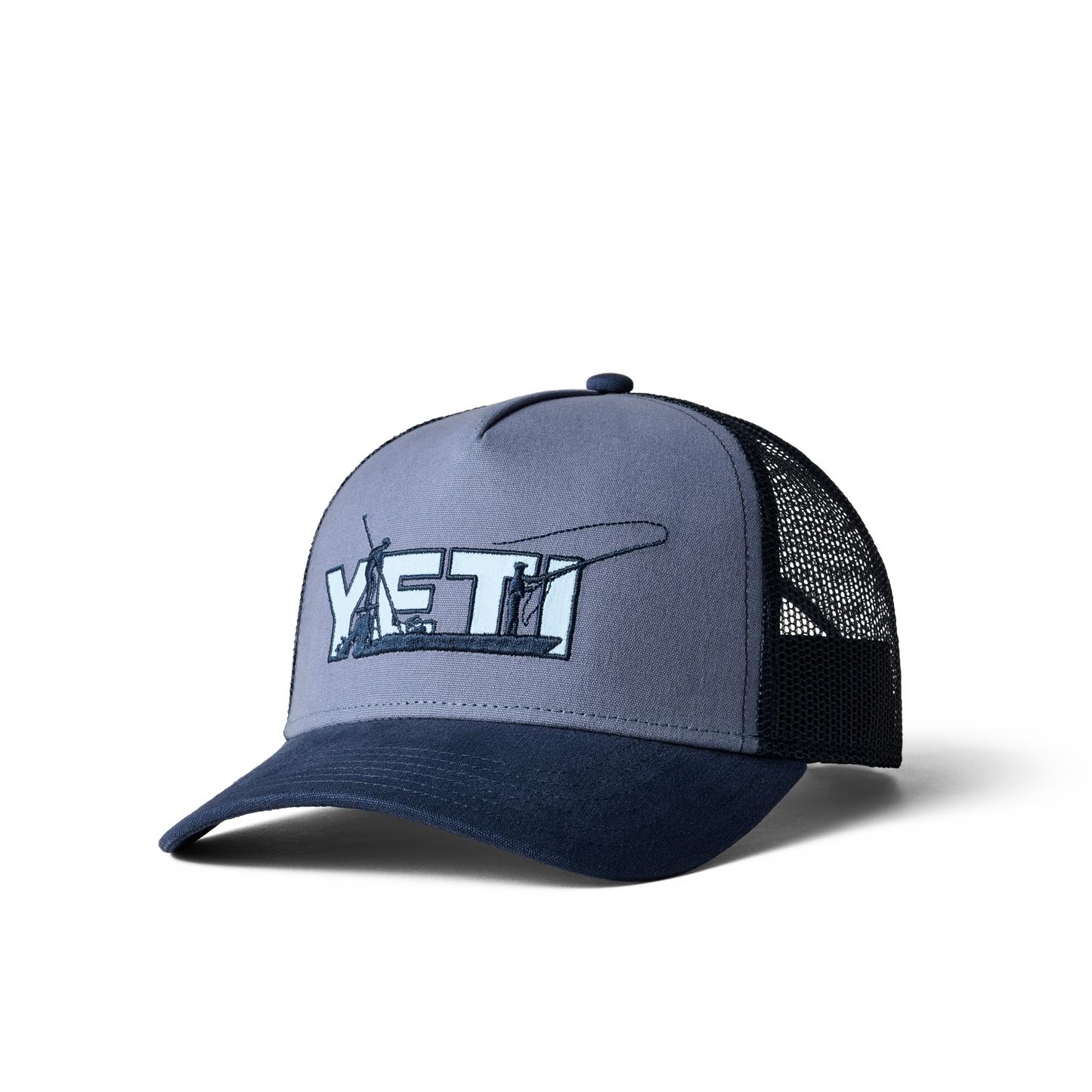 YETI Skiff Trucker Hat Dark Blue