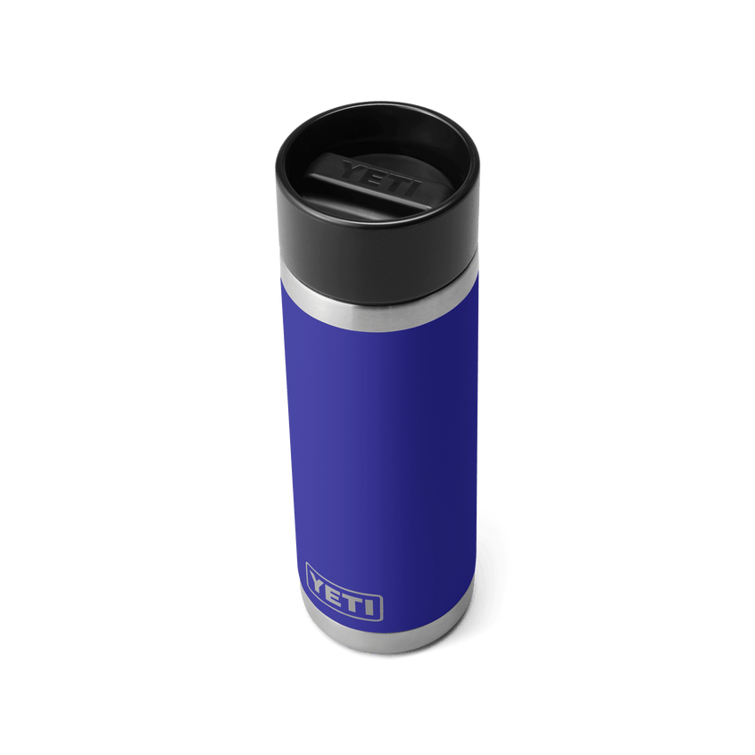 YETI Rambler® 18 oz (532 ml) Bottle With Hotshot Cap Offshore Blue